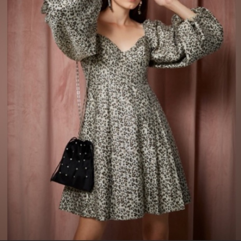 Sister Jane Leopard Print Dress new size xtra small